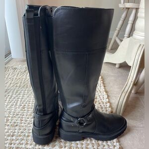 Women’s Guess Detect motorcycle boot leather
